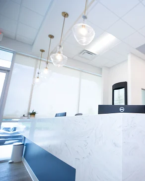 Front desk at Harmony Dentistry